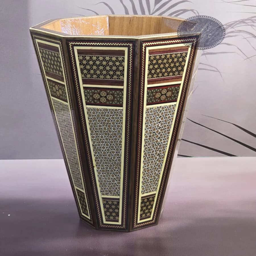 سطل خاتم کاری اعلا بزرگ کاظمی
