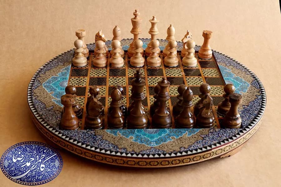 مهره شطرنج چوبی فدراسیونی کاظمی — تصویر ۳