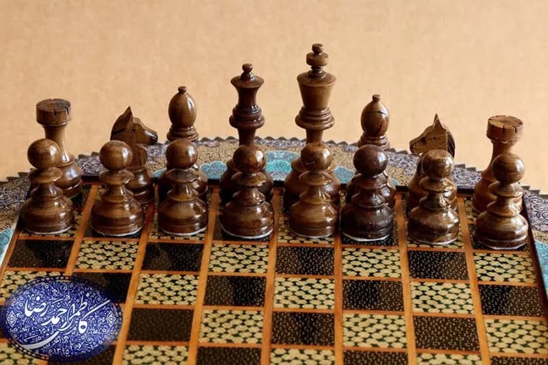 مهره شطرنج چوبی فدراسیونی کاظمی — تصویر ۲