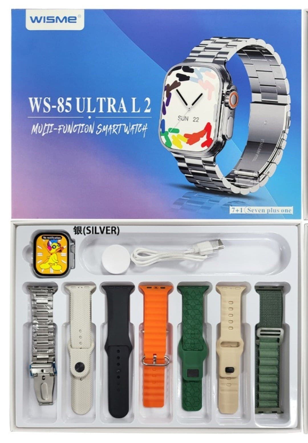 ساعت هوشمند WISME مدل WS-85 Ultra 3 — تصویر ۳