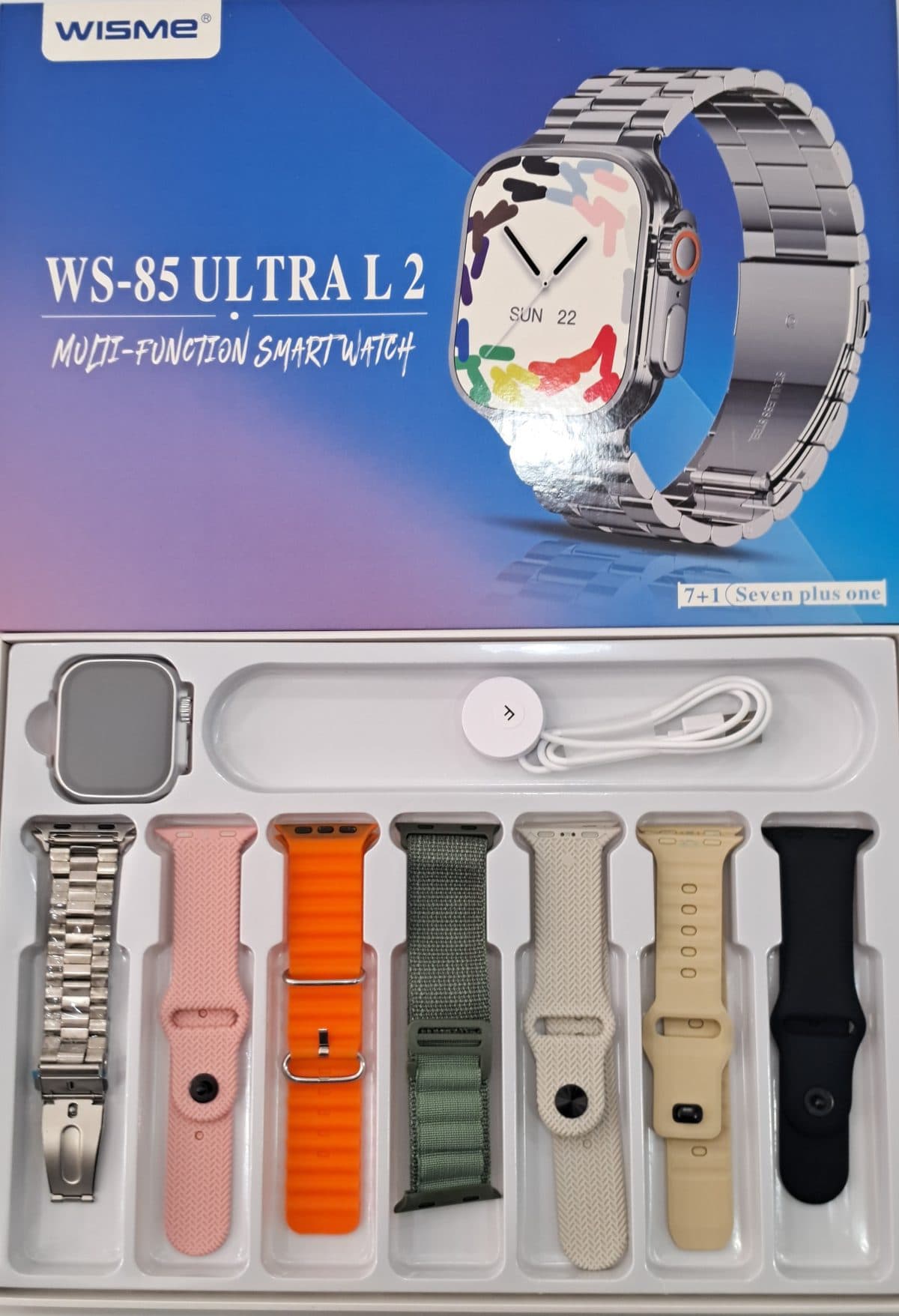 ساعت هوشمند WISME مدل WS-85 Ultra 3 — تصویر ۴