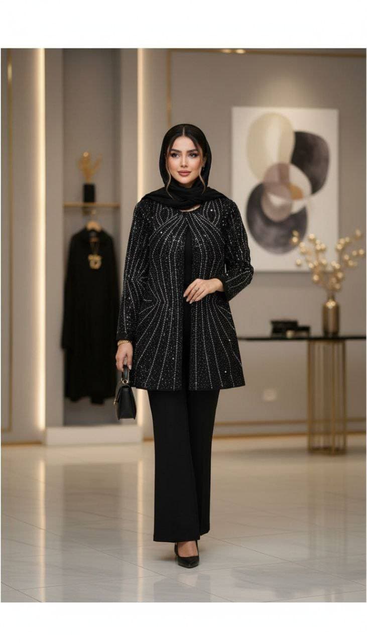 کت و شلوار مجلسی نگینی مزونی مازراتی گرم