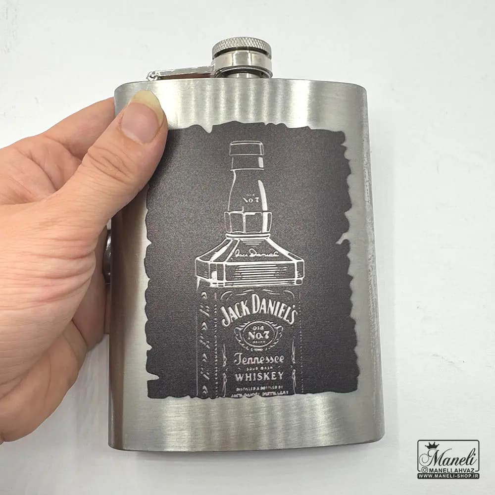 ست هیپ فلاسک و فندک طرح دار — تصویر ۳