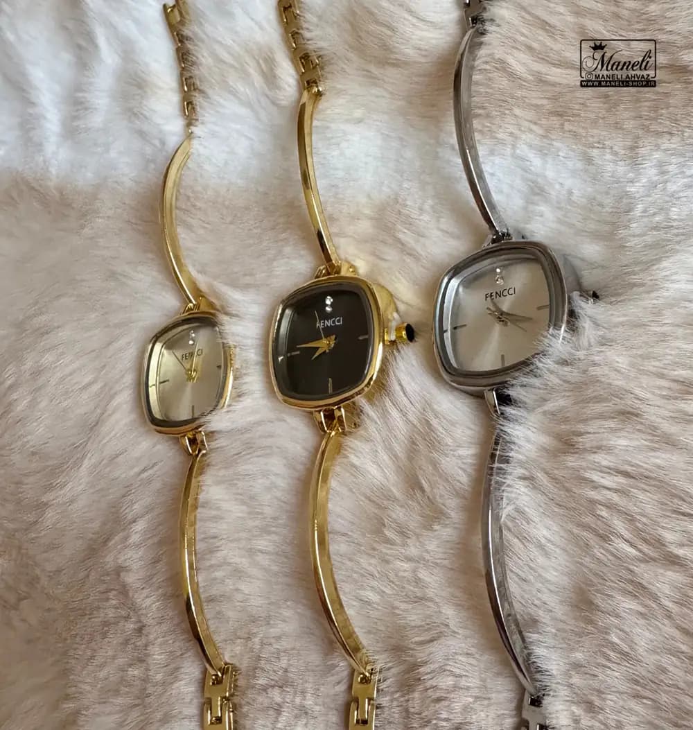 ساعت زنانه ظریف صفحه مربع FENDI — تصویر ۳