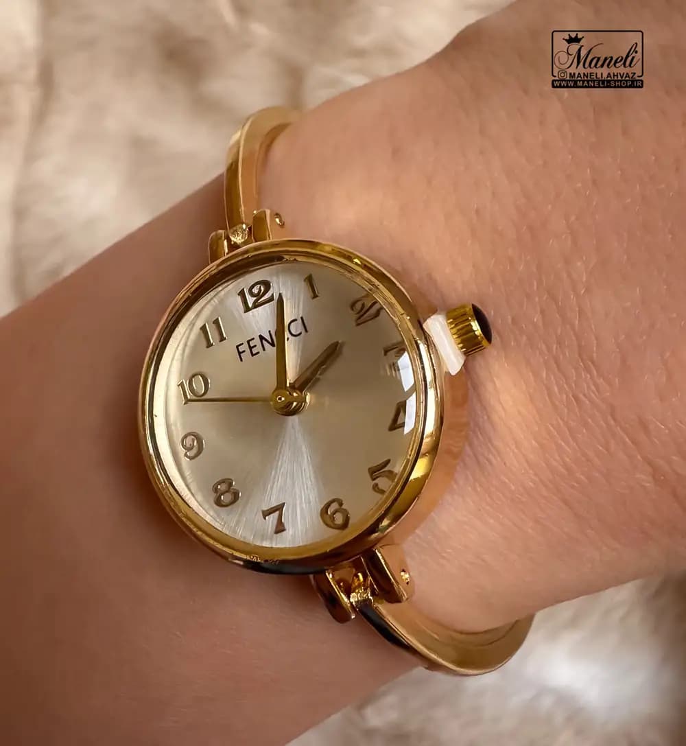 ساعت زنانه ظریف صفحه گرد FENDI — تصویر ۴