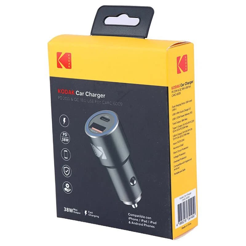 شارژر فندکی 20 وات کداک CARC-6009 — تصویر ۴
