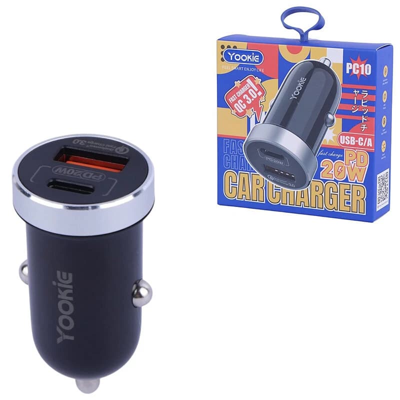 شارژر فندکی 20 وات یوکی PC10 — تصویر ۴