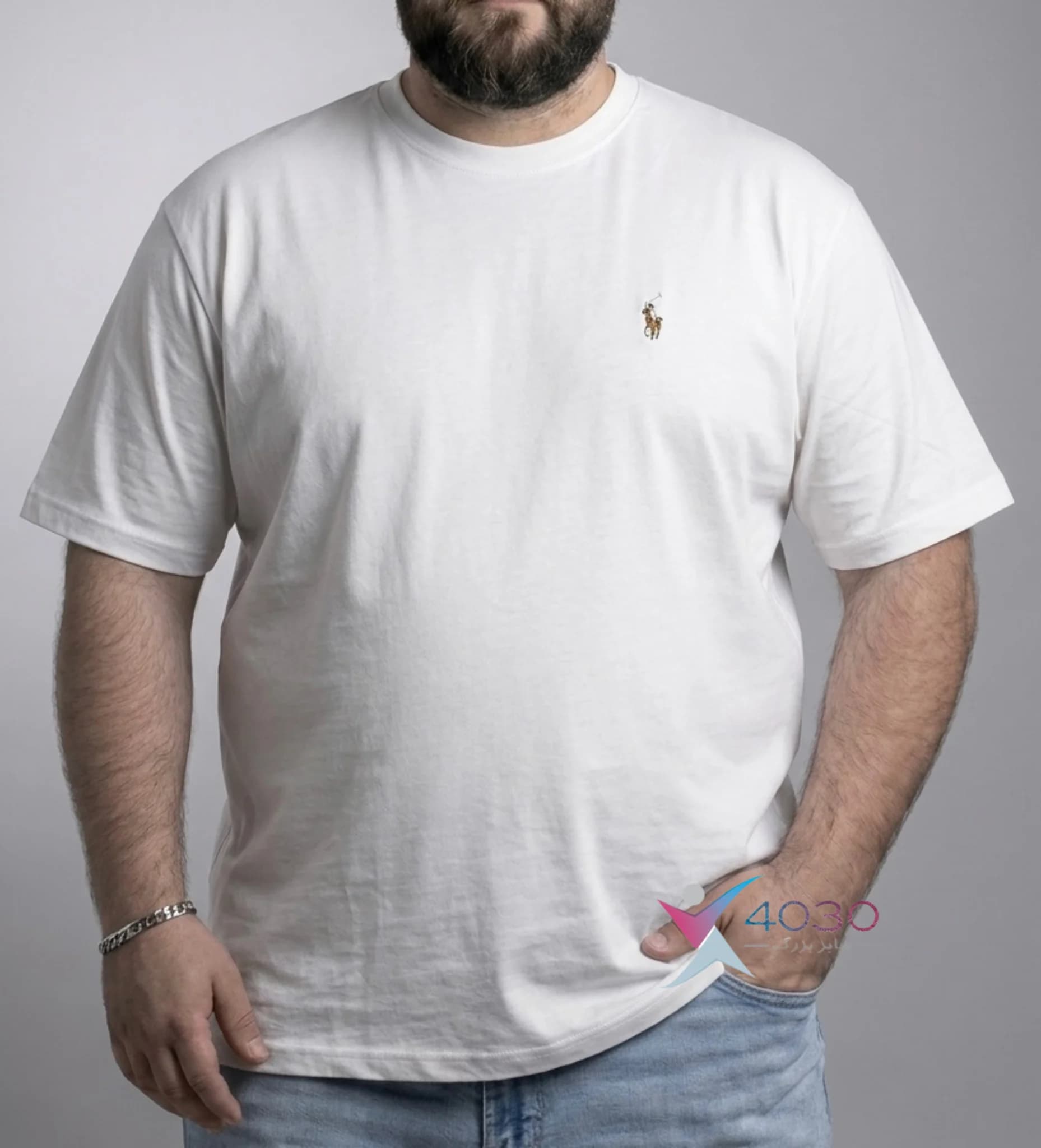 تیشرت U.S.POLO سایز بزرگ مردانه ( 841 ) — تصویر ۲