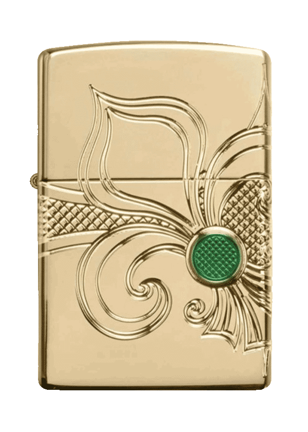 فندک زیپو مدل 49108 | Fleur-de-lis Design