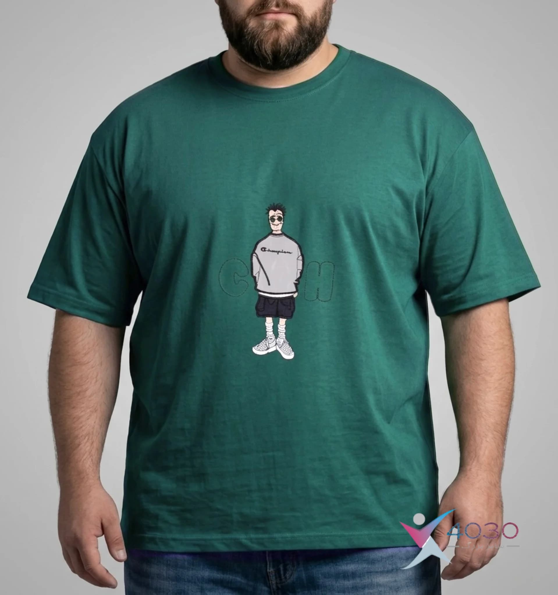 تیشرت Human سایز بزرگ مردانه ( 814 ) — تصویر ۴
