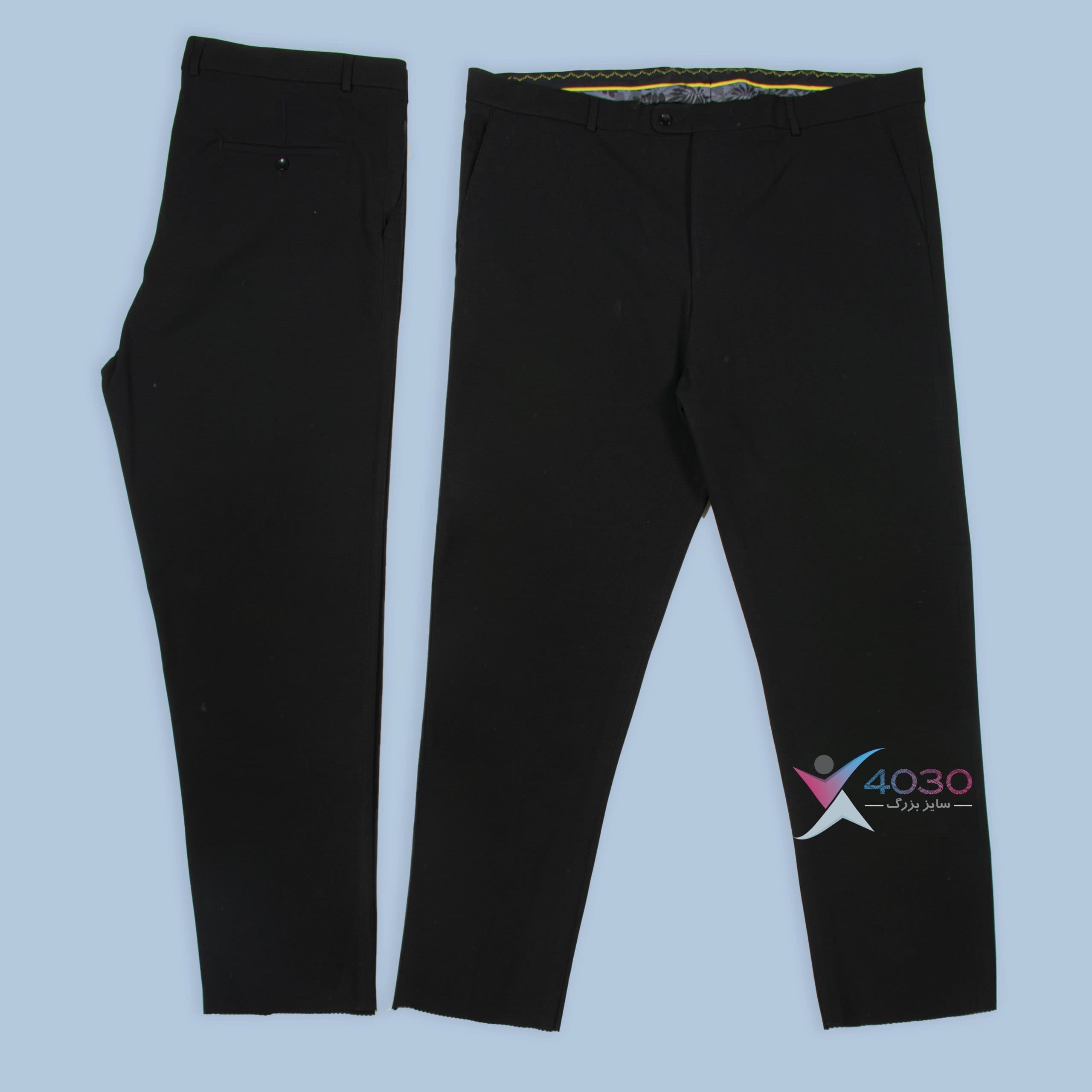 شلوار پارچه ای Fabric pants سایز بزرگ مردانه ( 4525 ) — تصویر ۶