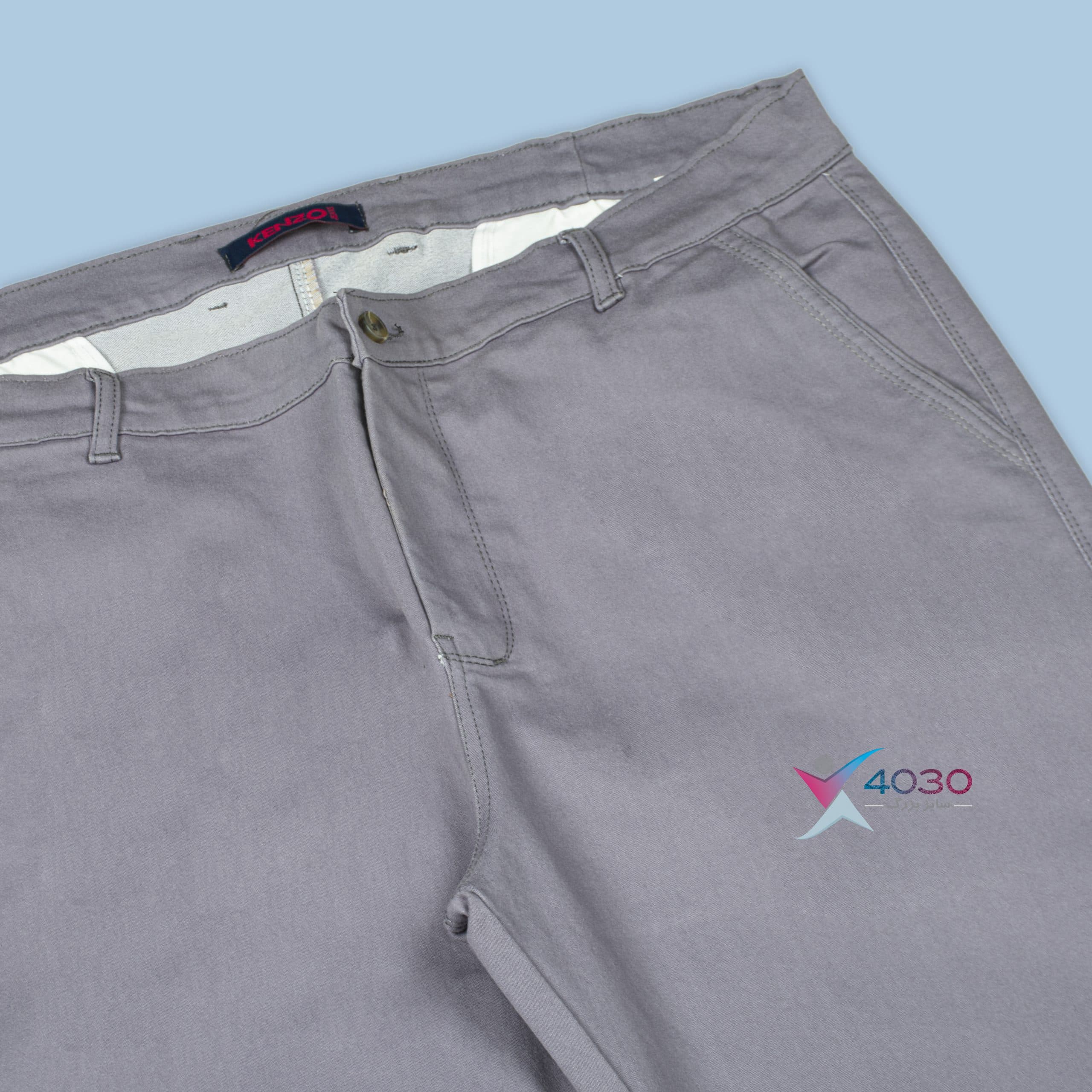 شلوار کتان Basic denim سایز بزرگ مردانه ( 4524 ) — تصویر ۸