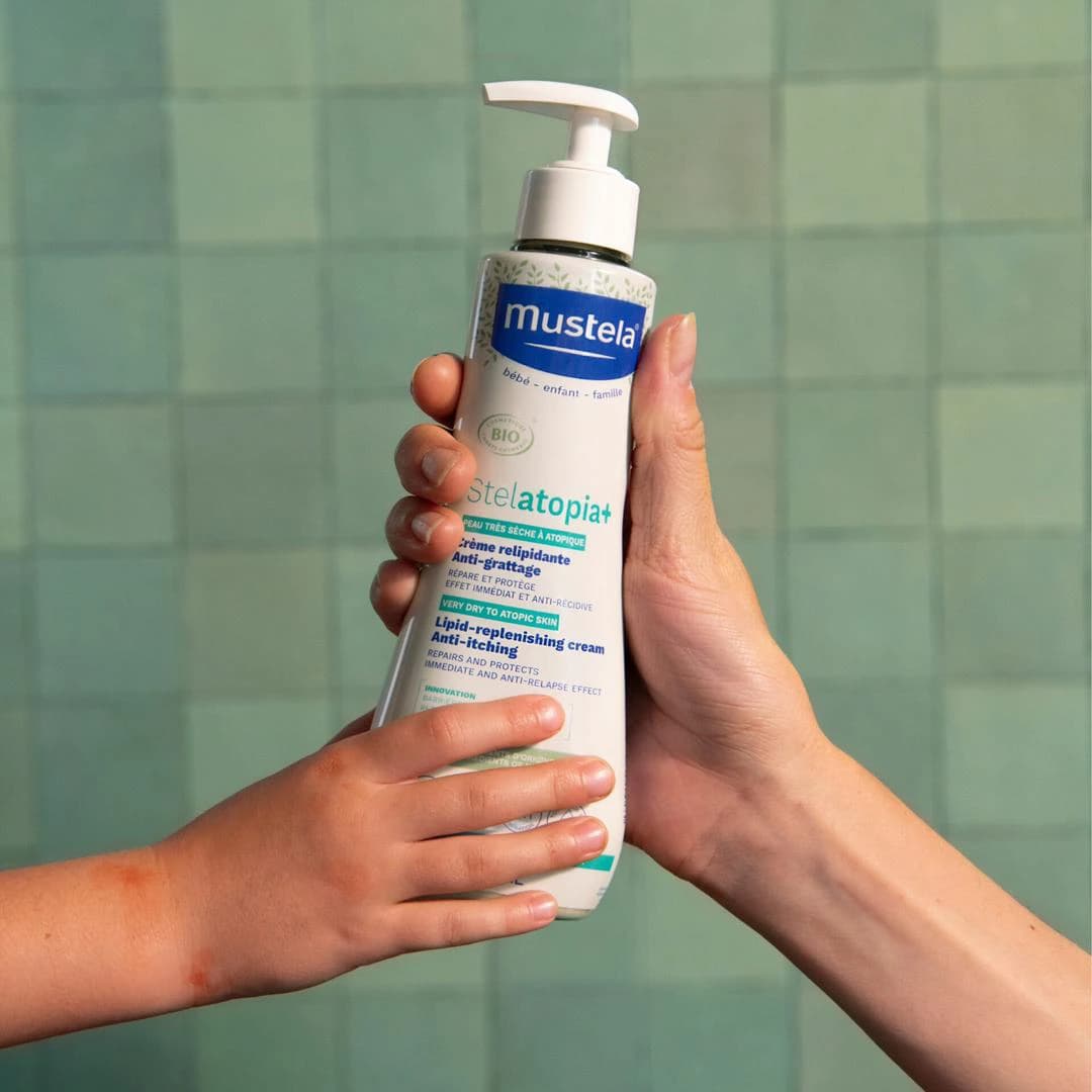 کرم استلاتوپیا پلاس موستلا Mustela ترمیم کننده پوست اگزمادار ۳۰۰ میل — تصویر ۴