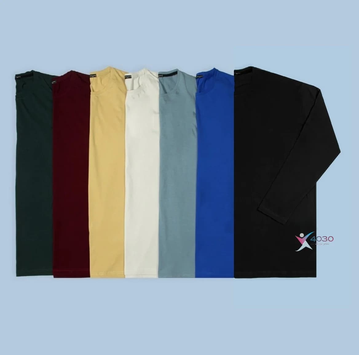 تیشرت بیسیک آستین بلند ZARA سایز بزرگ مردانه ( 754 )