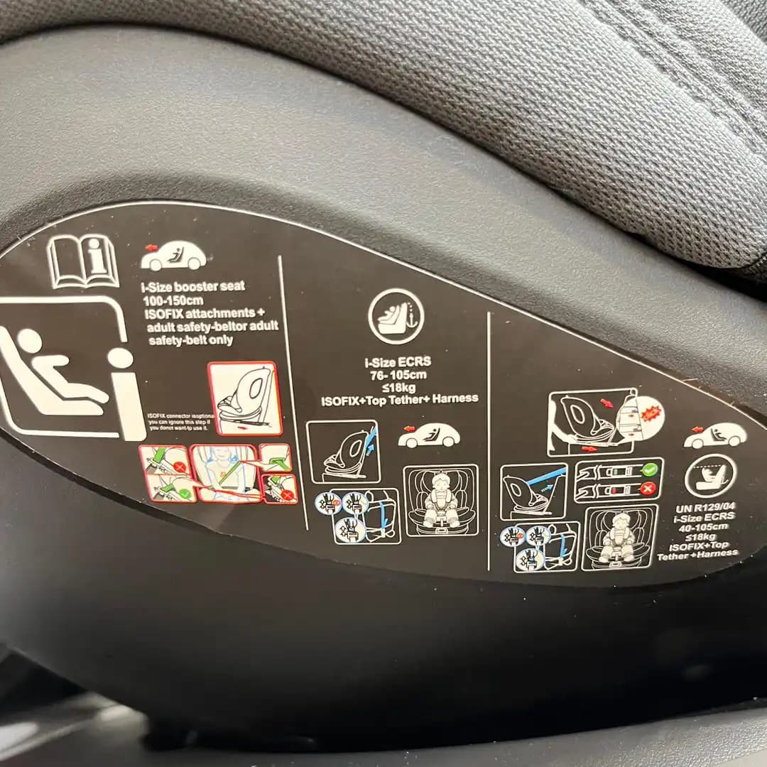 صندلی ماشین ۳۶۰ درجه کیدیلو Kidilo KBH608S — تصویر ۵