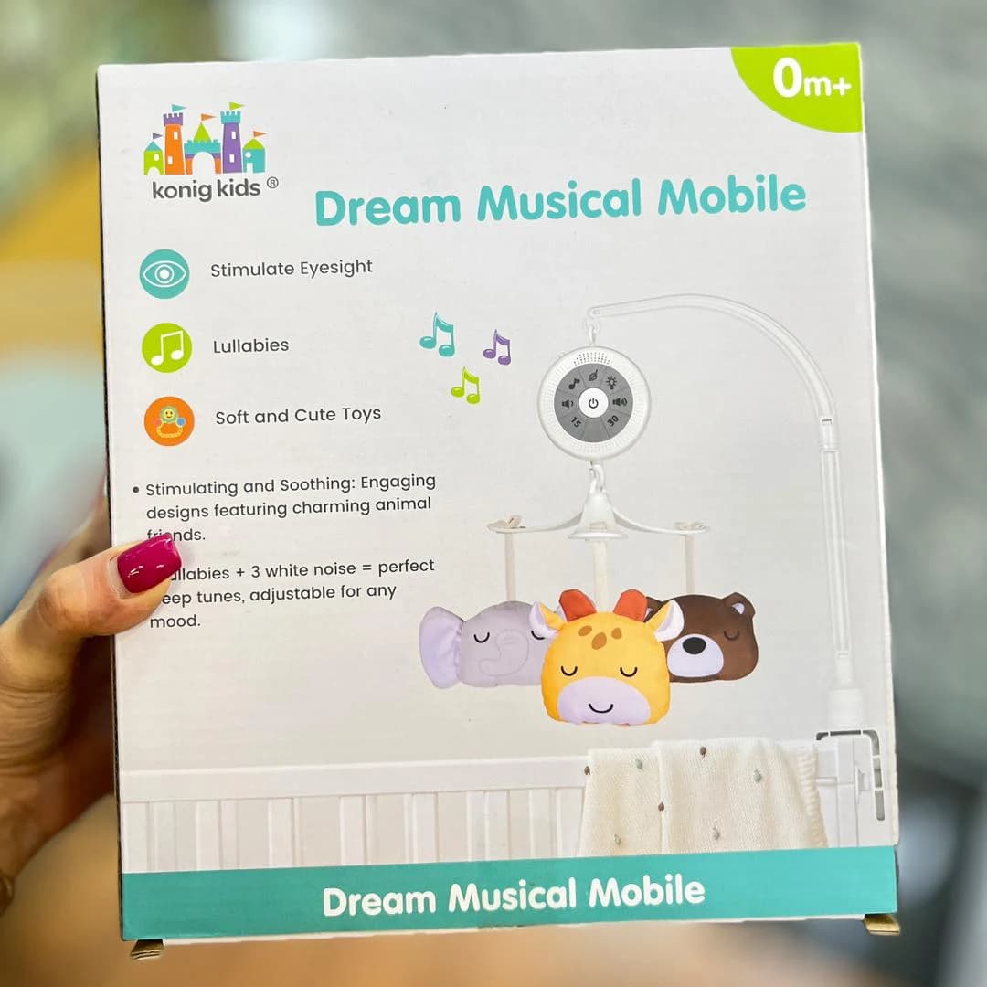 آویز تخت موزیکال نوزاد Konig Kids — تصویر ۸