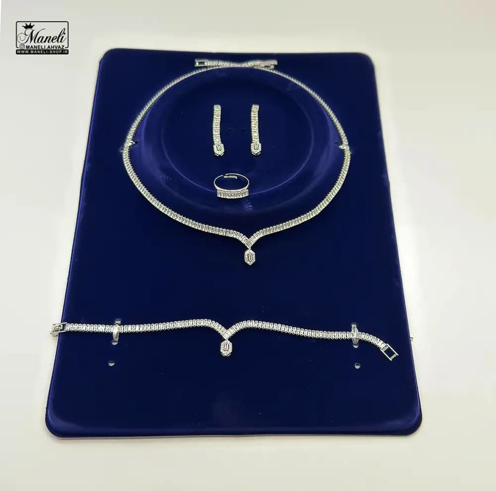 سرویس مجلسی نگین تنیسی رنگ ثابت — تصویر ۴