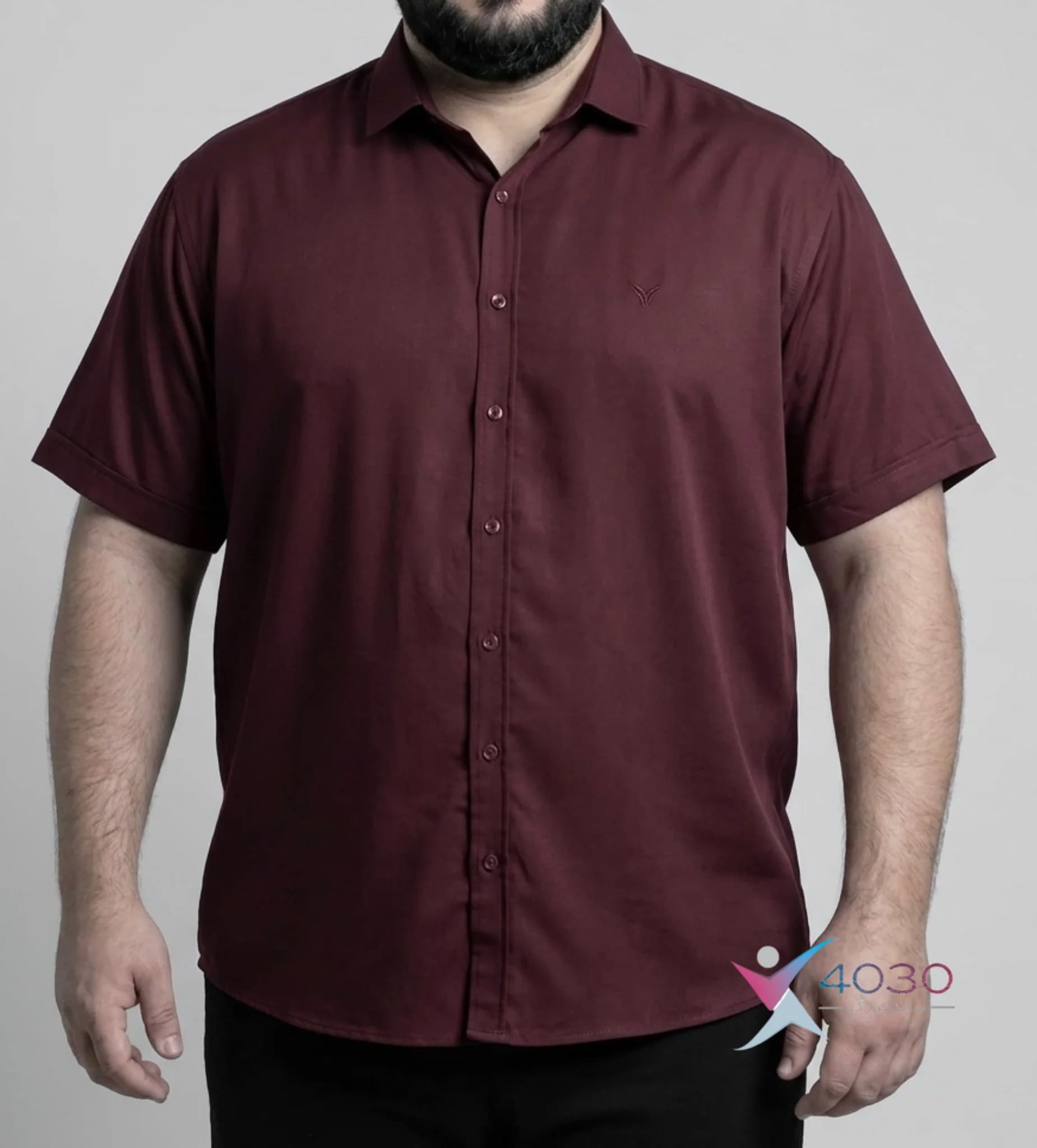 پیراهن آستین کوتاه BASIC سایز بزرگ مردانه ( 2779 ) — تصویر ۶