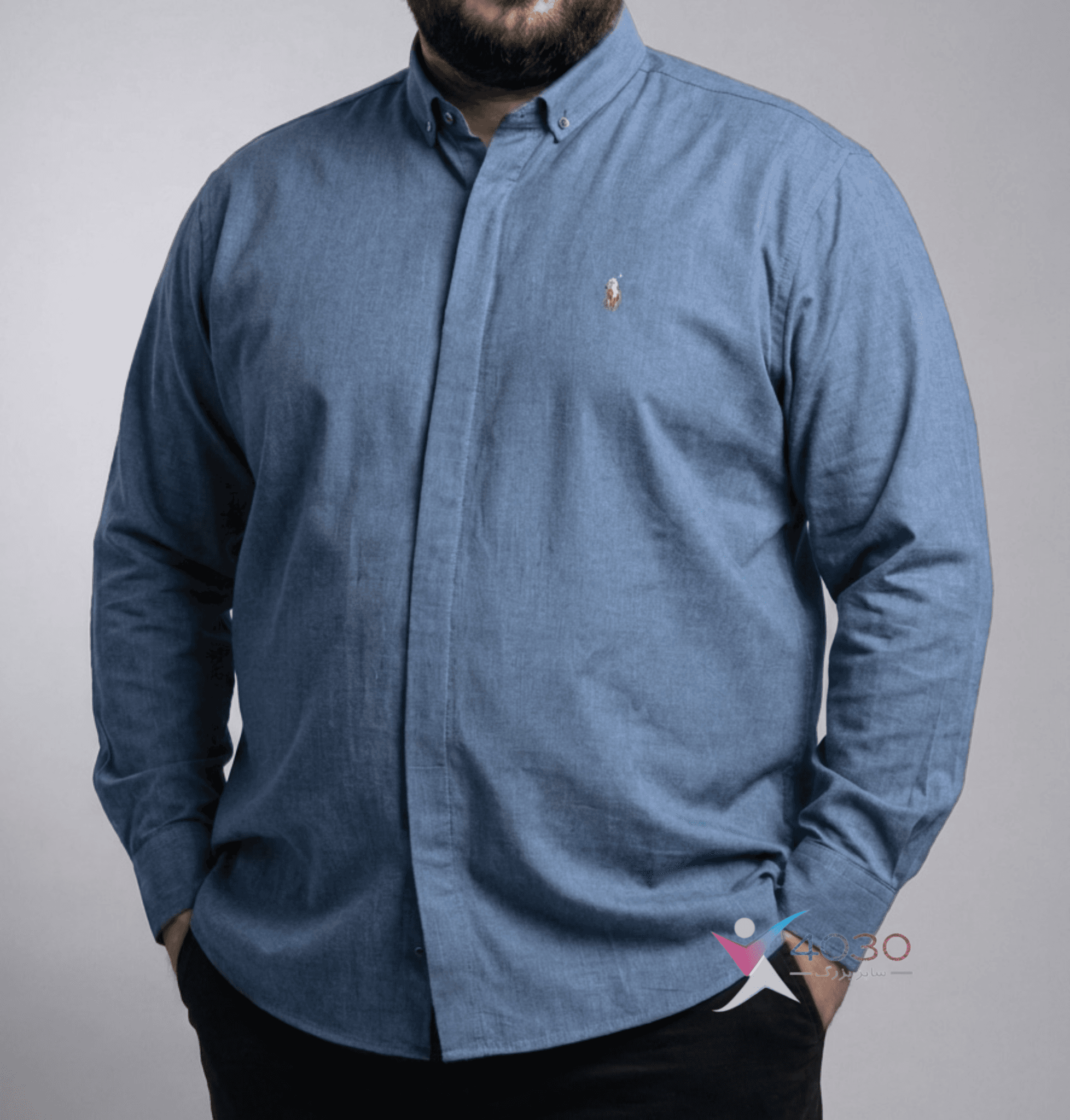 پیراهن U.S POLO سایز بزرگ مردانه ( 2775 ) — تصویر ۸