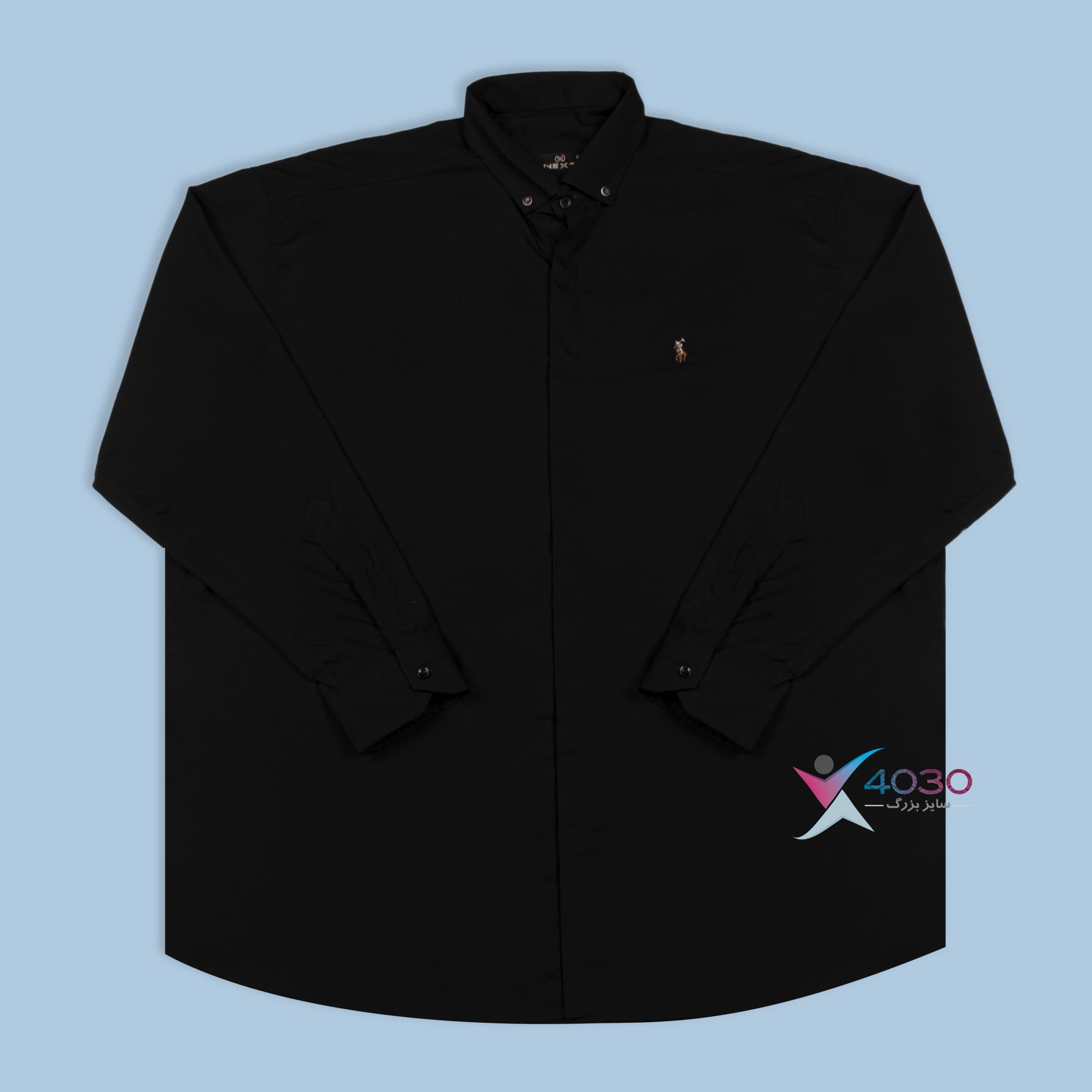 پیراهن بیسیک U.S POLO سوپر سایز مردانه ( 2778 ) — تصویر ۲