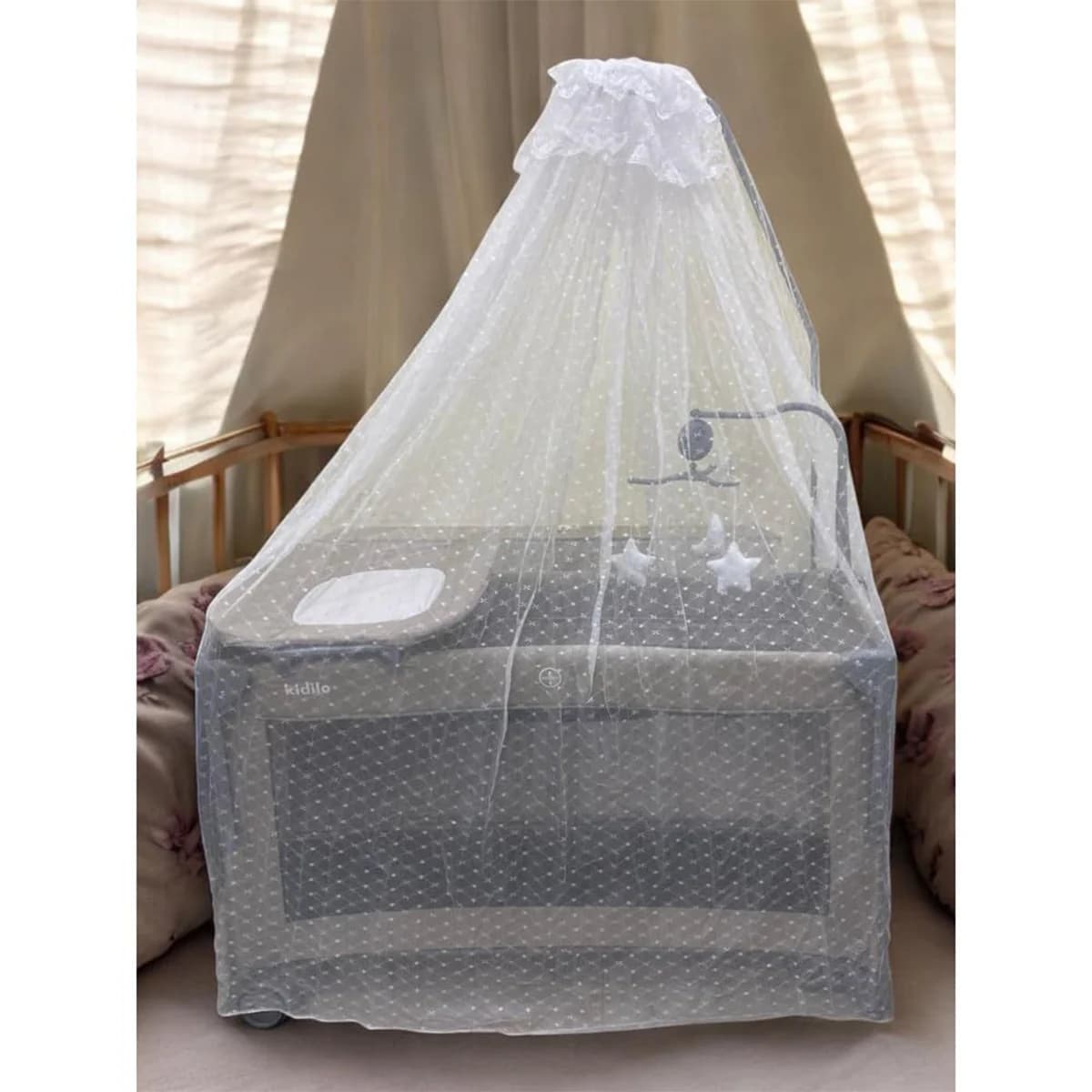تخت و پارک کیدیلو Kidilo t702L تخت کنار مادر کیدیلو — تصویر ۵
