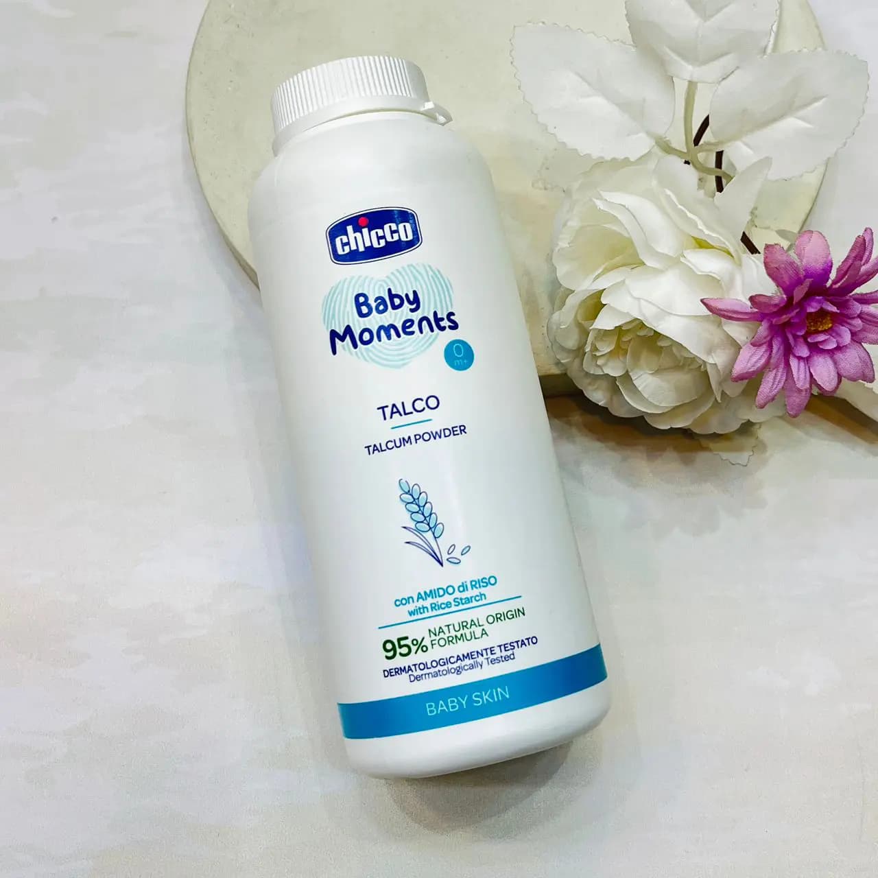 پودر بچه چیکو ۱۵۰ گرم Chicco Baby Moments Talco — تصویر ۲