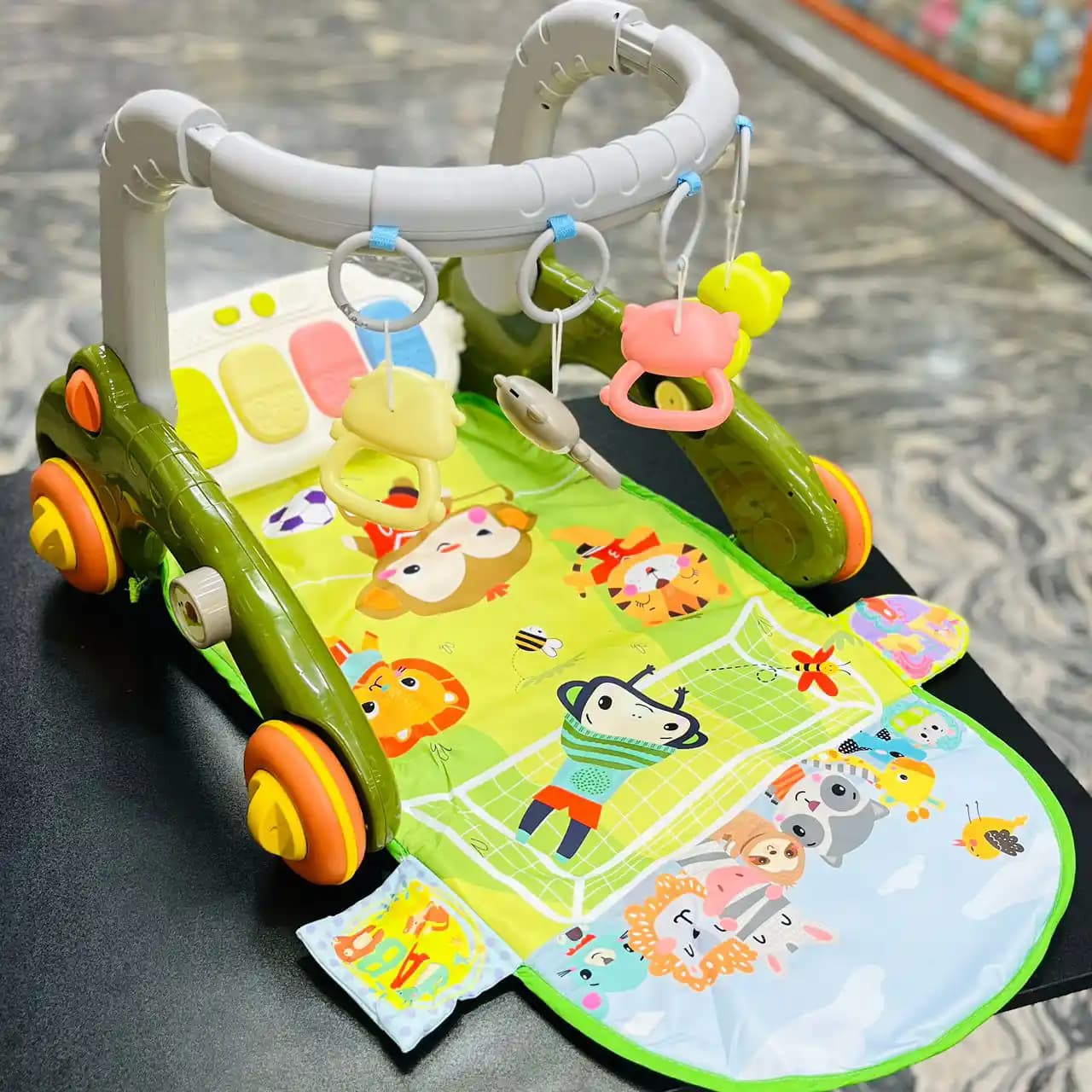 تشک بازی واکرشو ۶ کاره موزیکال کودک 6in1 Piano Activity Gym