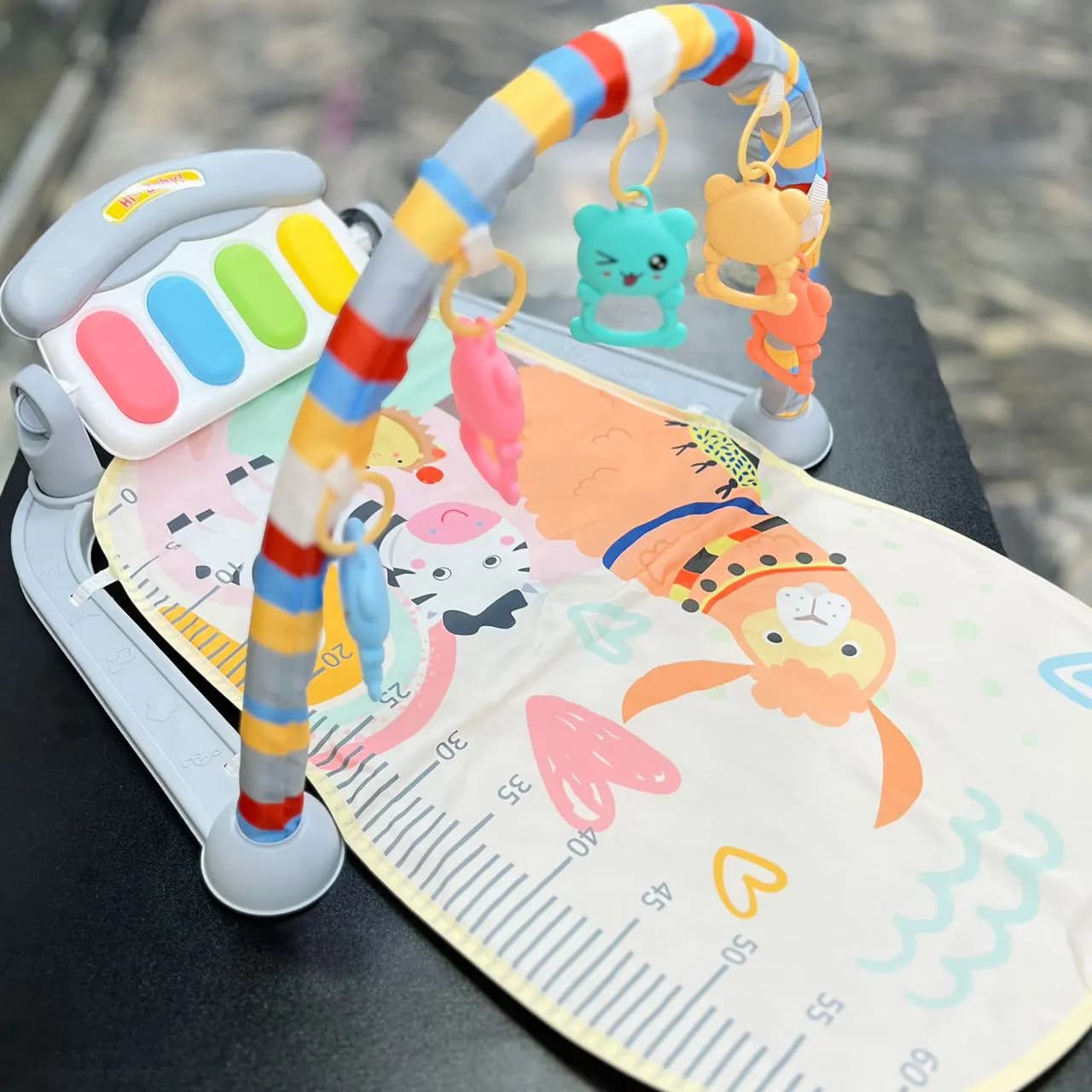 تشک بازی پیانودار طرح لاما Fun Baby Piano Gym