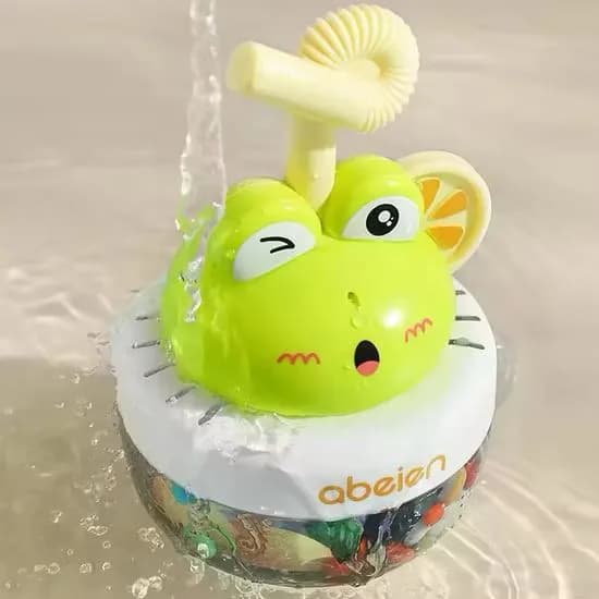 اسباب بازی حمام کودک مدل قورباغه آبپاش RolyPoly Toy — تصویر ۷