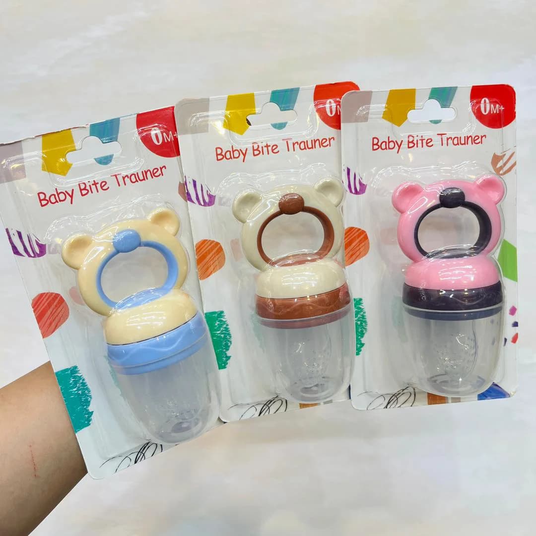 پستانک میوه‌خوری و عصاره‌خوری کودک طرح خرسی Baby Bite Trauner