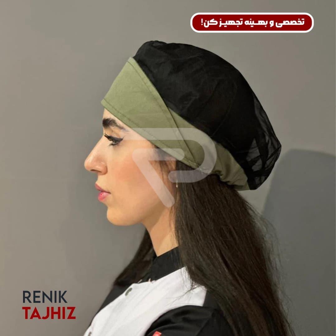 کلاه توری زنانه سبز 8056 RENIK — تصویر ۳