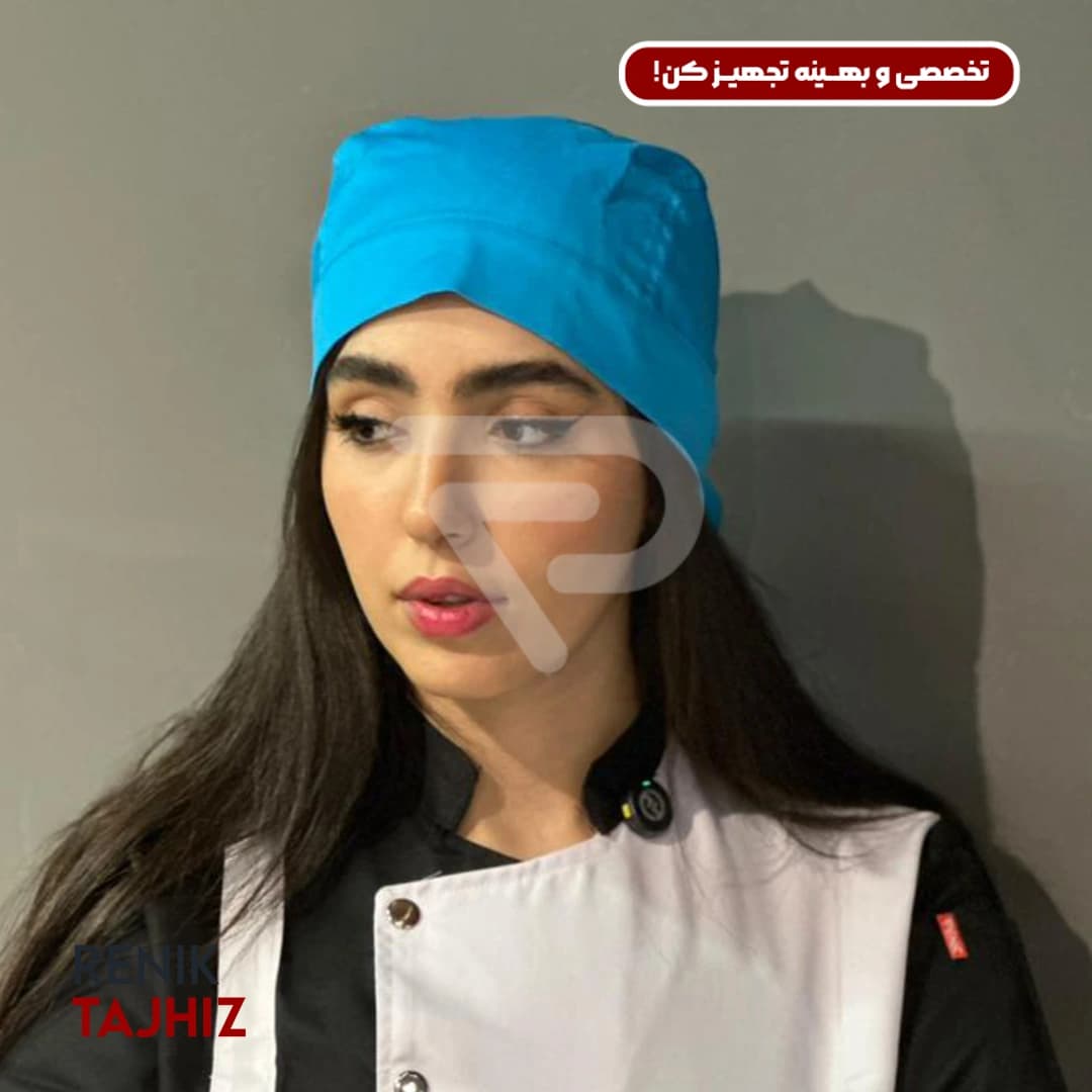 کلاه پشت گردنی آبی RENIK