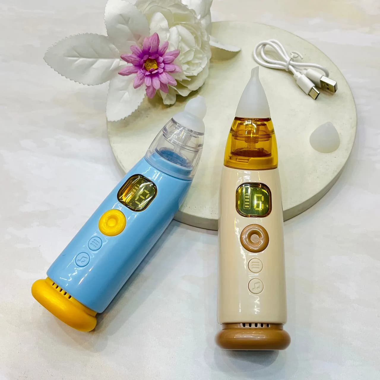 پوار برقی موزیکال Baby Nasal Aspirator فین گیر شارژی موزیکال
