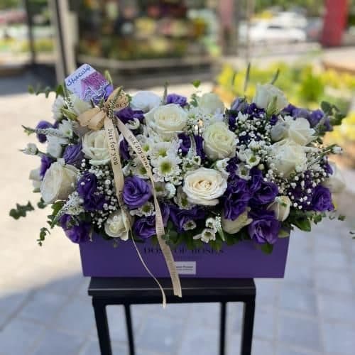 گل فروشی اطراف پست بانک محله کاووسیه تهران t7348