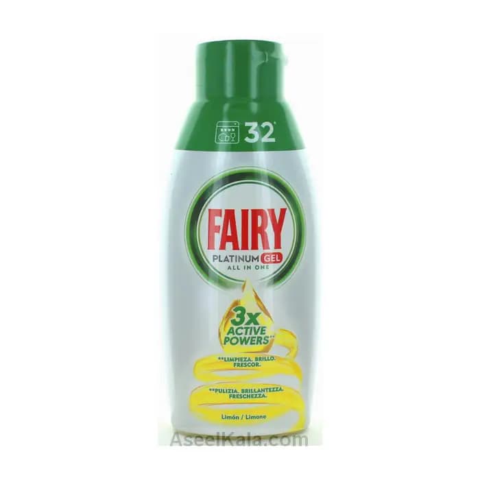 ژل ماشین ظرفشویی فیری مدل پلاتینیوم حجم 600 میل – Fairy