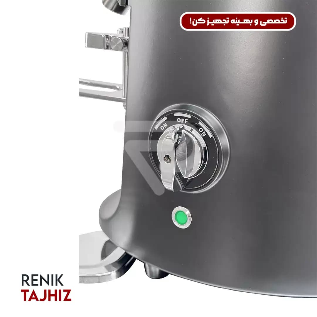آسیاب قهوه صنعتی مدل مشکی مدل king Grinder JX-680 — تصویر ۷