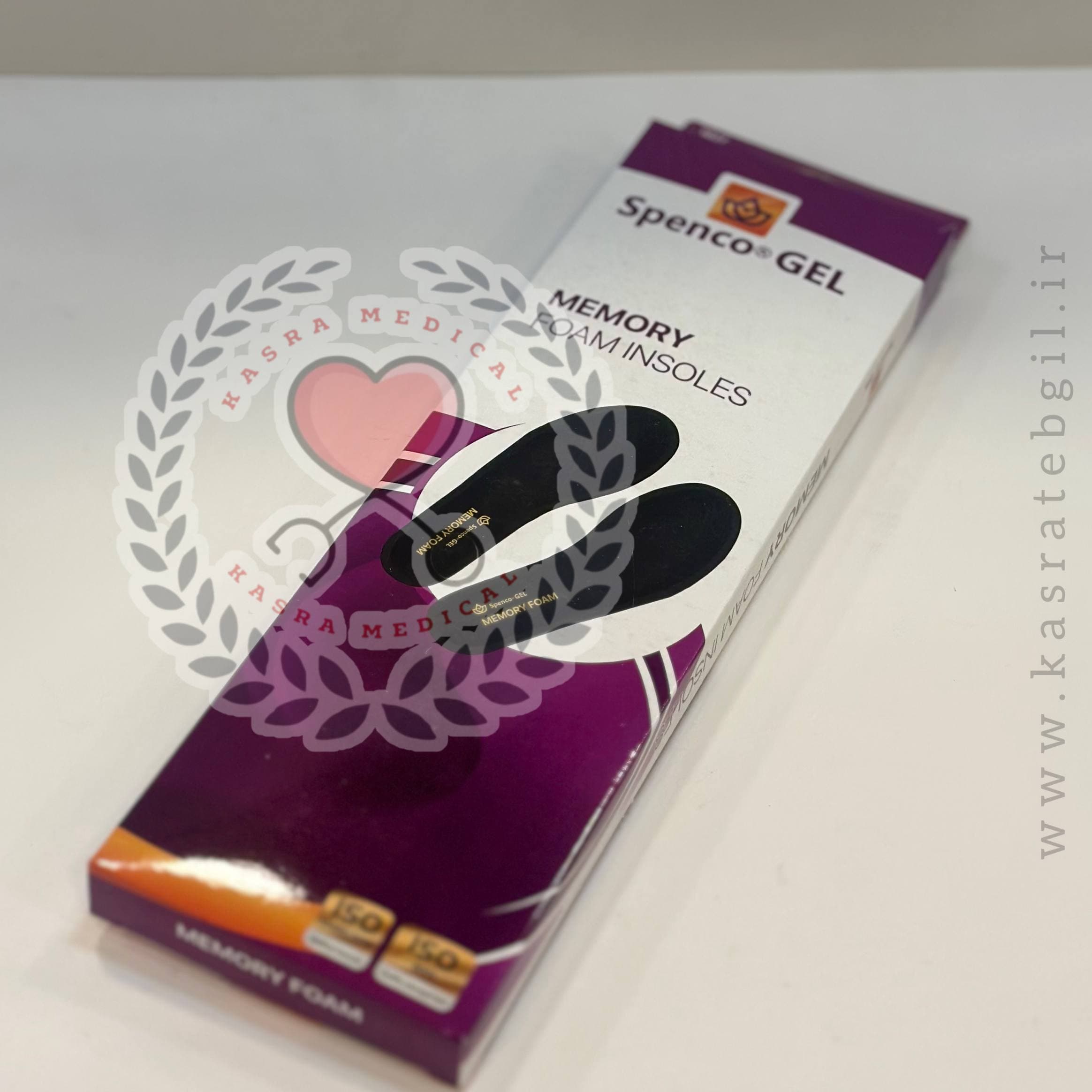 کفی مموری فوم طبی اسپنکوژل spanco gel کد 340551 — تصویر ۲