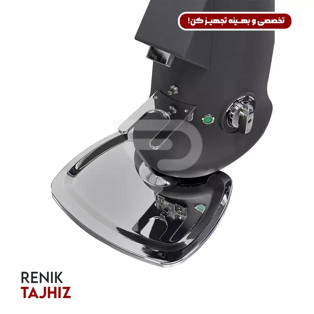 آسیاب قهوه صنعتی مشکی مات آندیمند پاکت خور مدل king Grinder JX-600AE — تصویر ۷