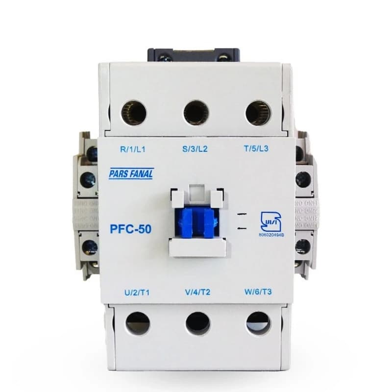کنتاکتور پارس فانال 50 آمپر 22 کیلووات مدل PFC-50