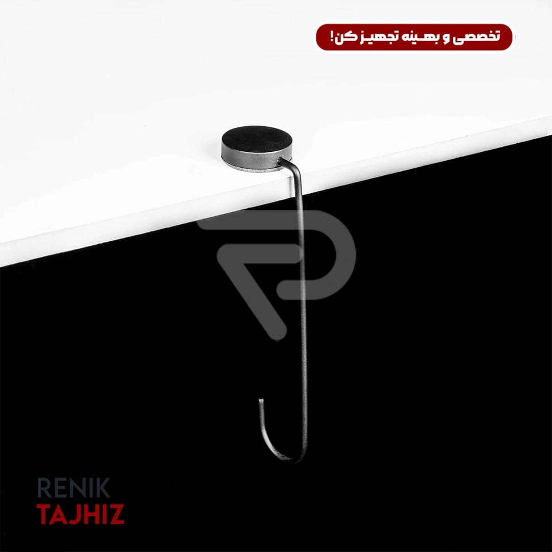 هتگر کیف فلزی مشکی I.S — تصویر ۲