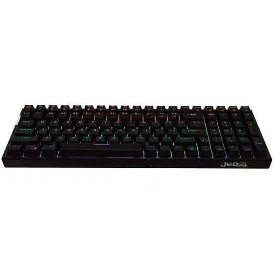 کیبورد گیمینگ JEDEL KL160 RGB سوییچ آبی — تصویر ۳