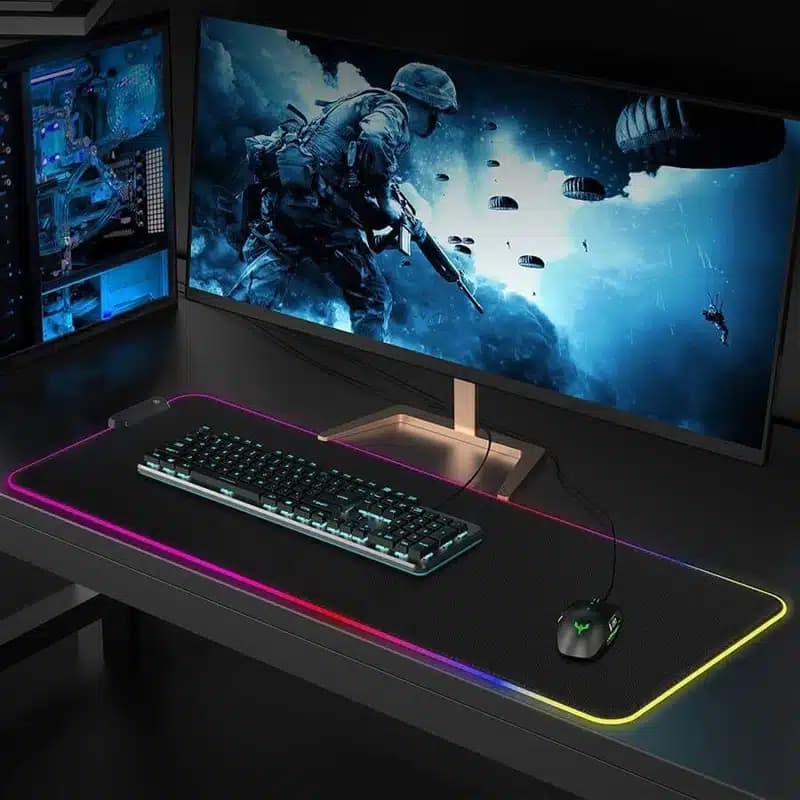 پد ماوس گیمینگ RGB بزرگ جدل (JEDEL) مدل MP-02 | ابعاد ۸۰×۳۰ سانتی‌متر — تصویر ۲