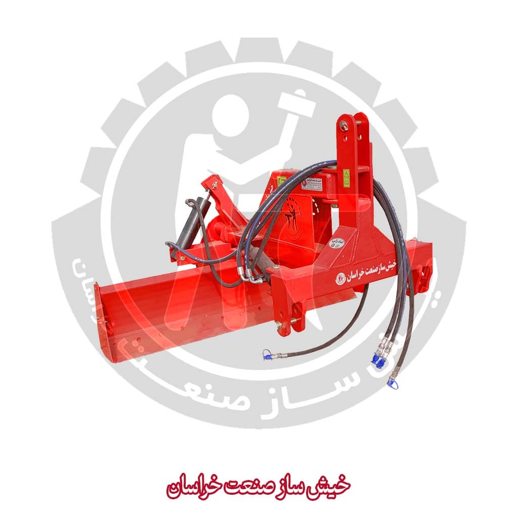 بیل عقب 2 متری گریدری چندکاره گردان با 2 جک هیدرولیک
