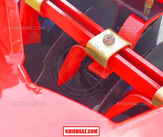 دیسک افست 16 پره سوار (بدون چرخ) باغي با پره 18 اینچ صادراتي و یاتاقان تک بلبرینگ — تصویر ۶