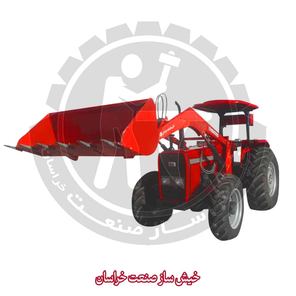بیل لودری 4 جک تراکتور 399 فرگوسن ترکیبي با جک بازو دو فشار و شیلنگ و باکت 2 متر (بدون پمپ و شیر و متعلقات هیدرولیک)