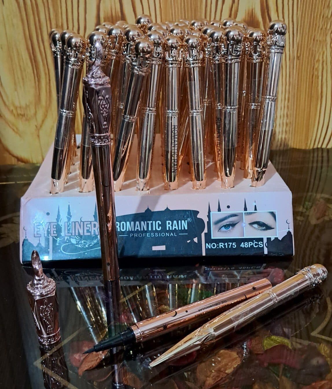 خط چشم ماژیکی رومانتیک راین مدل پوکه لوکس رزگلد–ضد آب