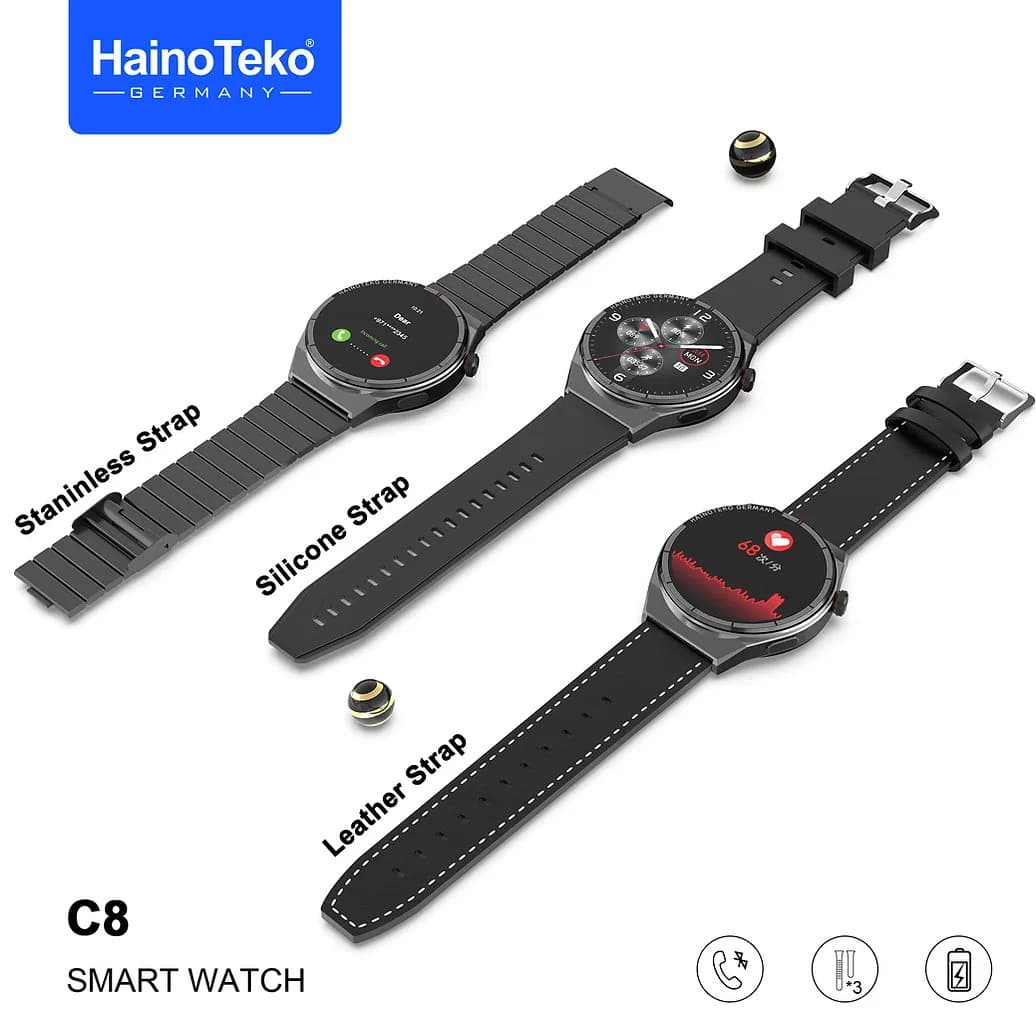 ساعت هوشمند Haino Teko C8 (اصلی)+گارانتی 18 ماهه✅ — تصویر ۷