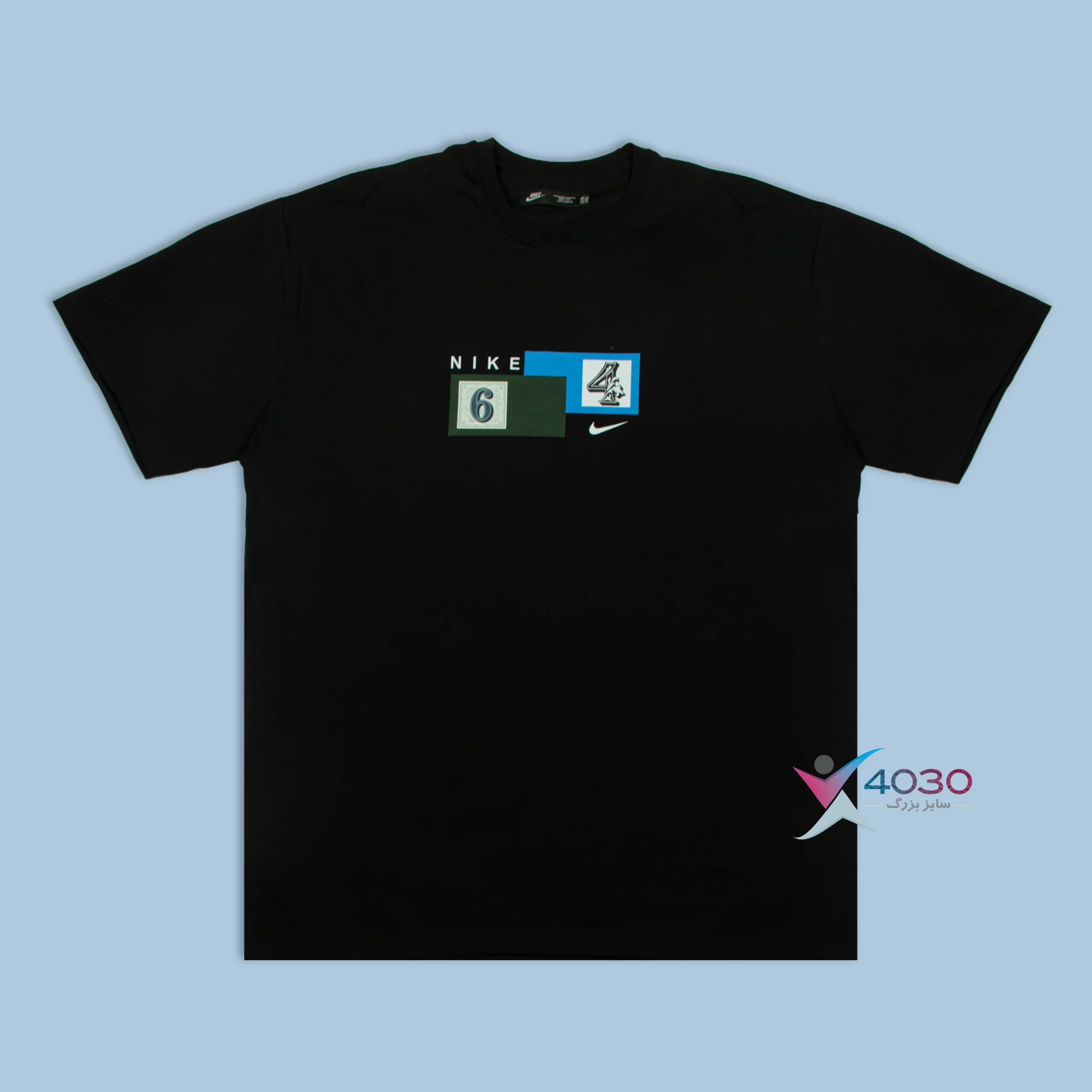 ست تیشرت و شلوارک NIKE سایز بزرگ مردانه ( 8330 ) — تصویر ۳