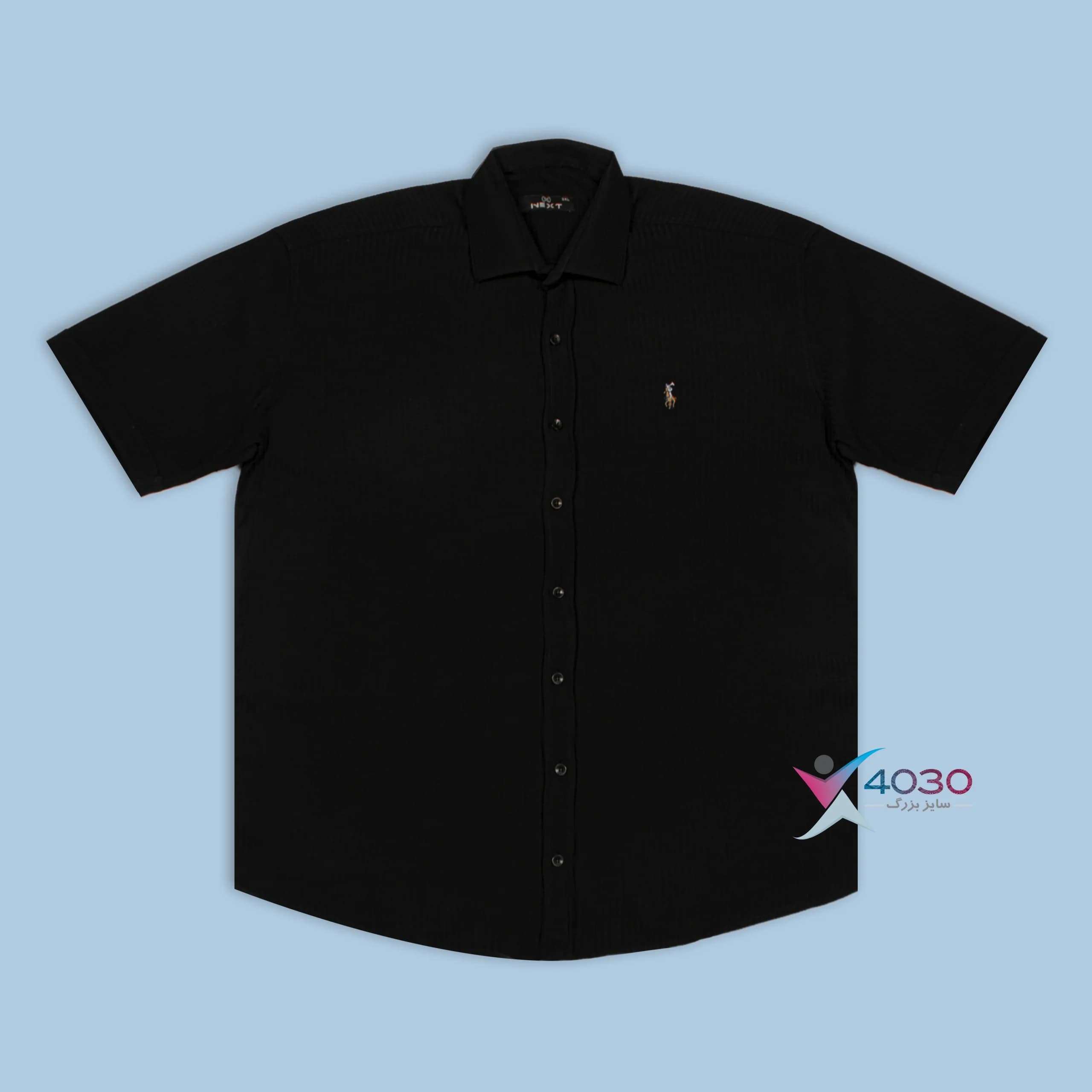 پیراهن آستین کوتاه U.S POLO سایز بزرگ مردانه ( 2783 ) — تصویر ۲
