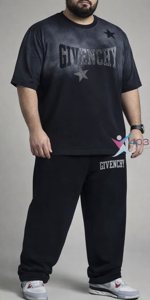 ست تیشرت و شلوار GIVENCHY سایزبزرگ ( 8306 ) — تصویر ۳